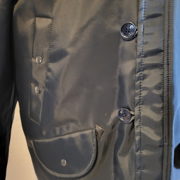 Warm Wear By Nesco Men's Hooded Heavy Jacket, Overcoat, Size XL, Blue and Orange - Picture 3 of 10